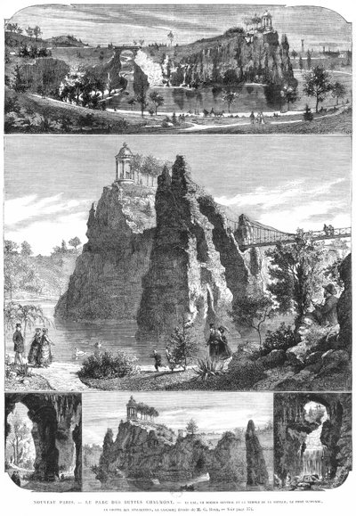 Buttes-Chaumont Park, New Paris by French School